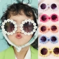 Children's Daisy Round Frame Petal Glasses A726338562620