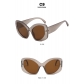 Extra large shaped exaggerated sunglasses KD13121