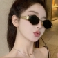 Diamond sunglasses for women's metal sunglasses KD839